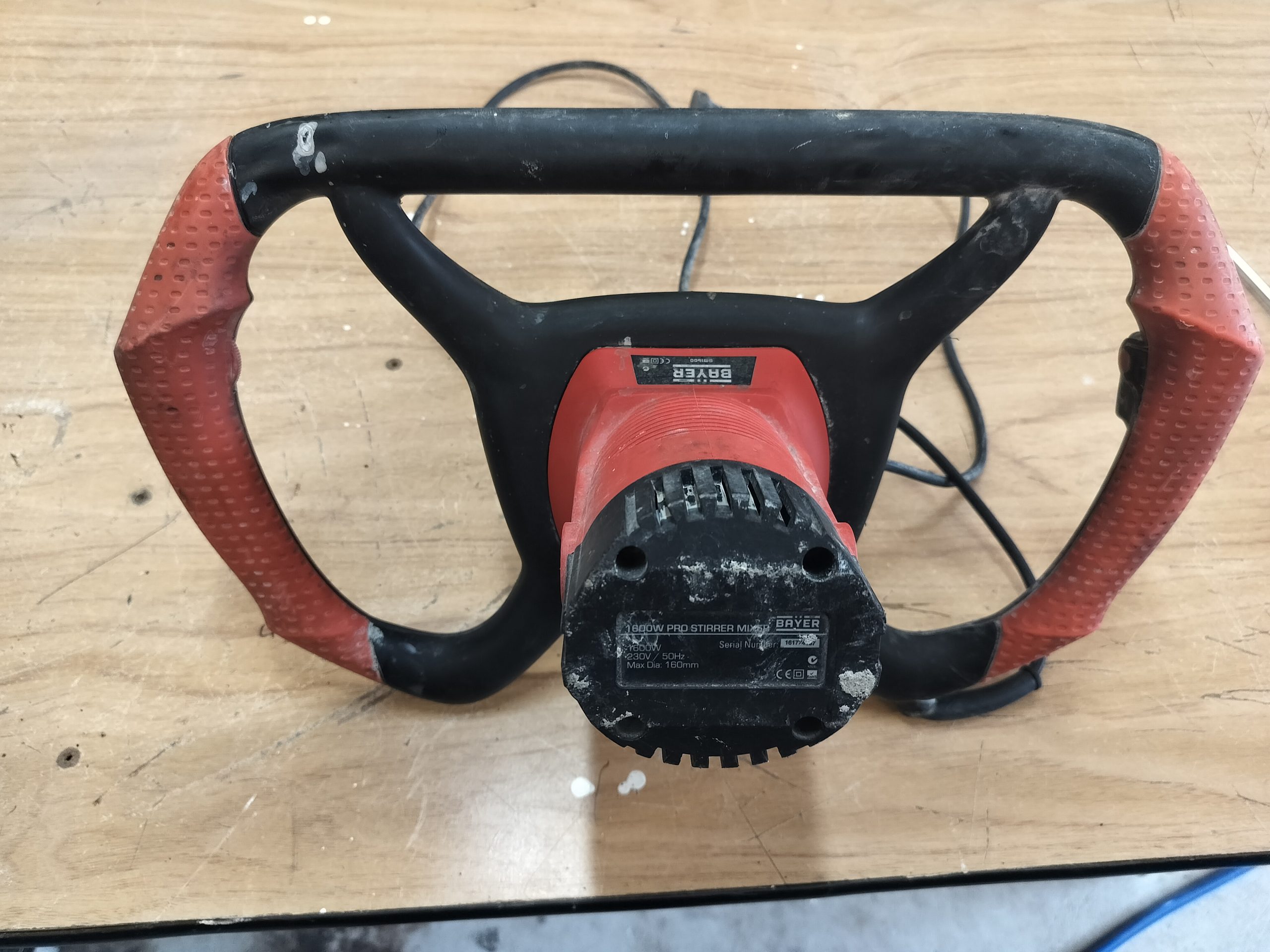 Bayer 1600W Hand Mixer Electric Hand Mixer Concrete Mixer M14 Thread Concrete Stirrer Stirrer - Image 6