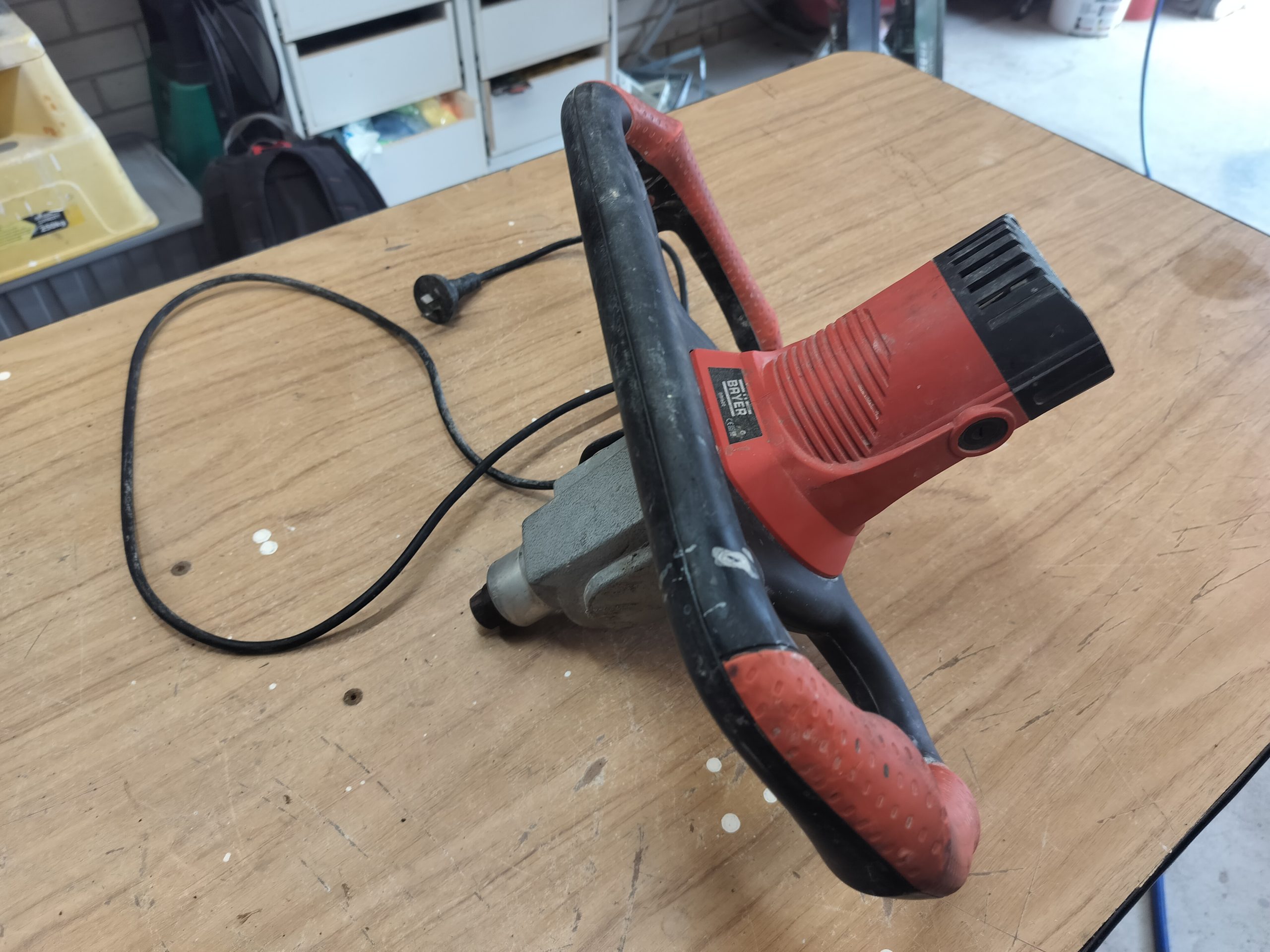 Bayer 1600W Hand Mixer Electric Hand Mixer Concrete Mixer M14 Thread Concrete Stirrer Stirrer