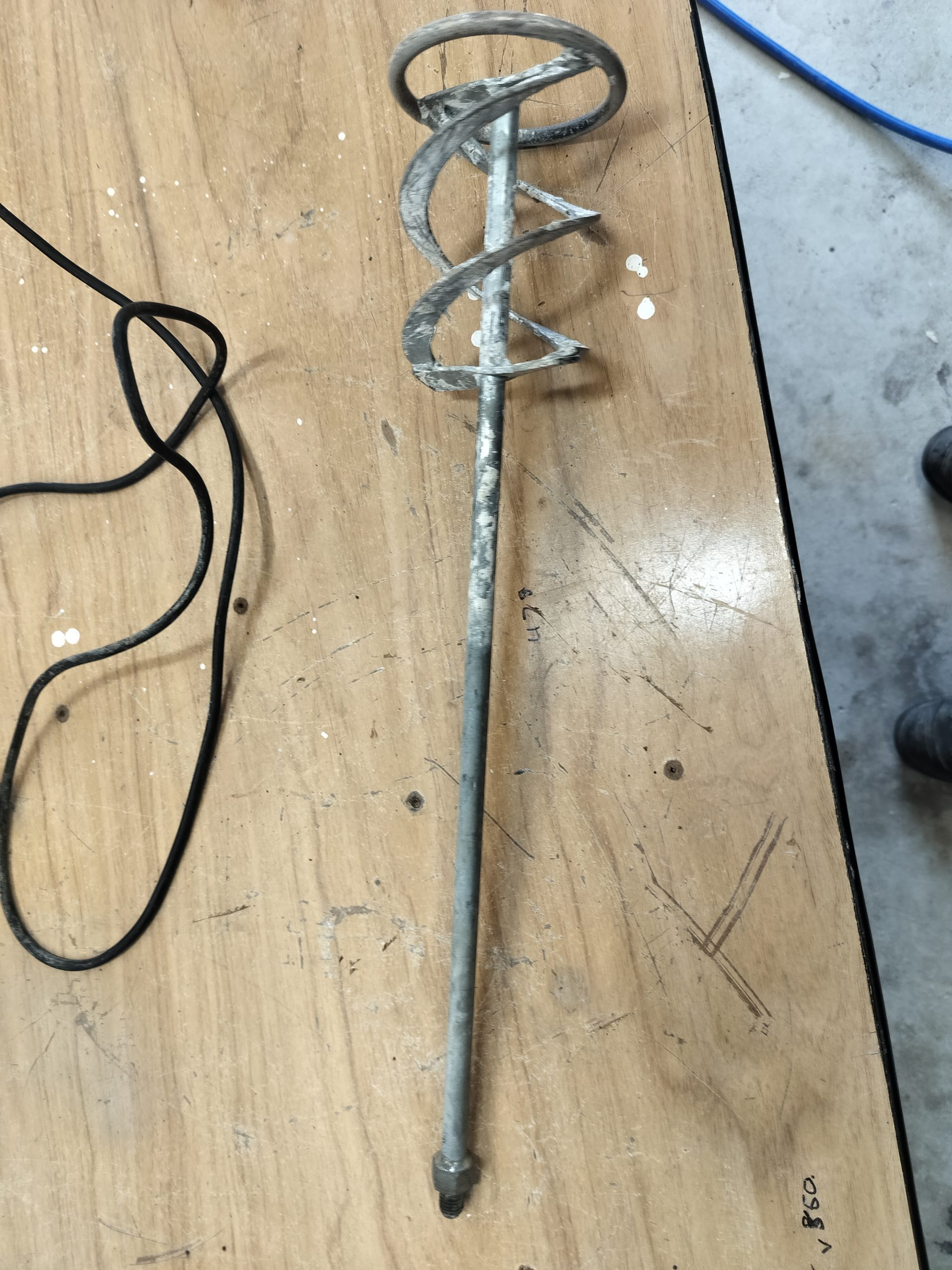 Bayer 1600W Hand Mixer Electric Hand Mixer Concrete Mixer M14 Thread Concrete Stirrer Stirrer - Image 3