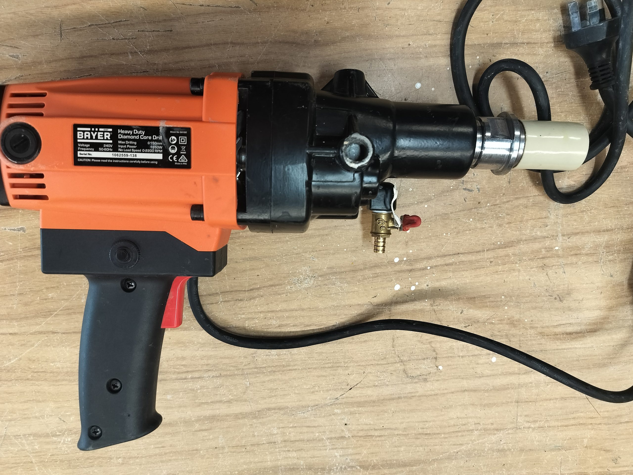 Bayer BAY80 1650W Hand Held Core Drill - Image 6