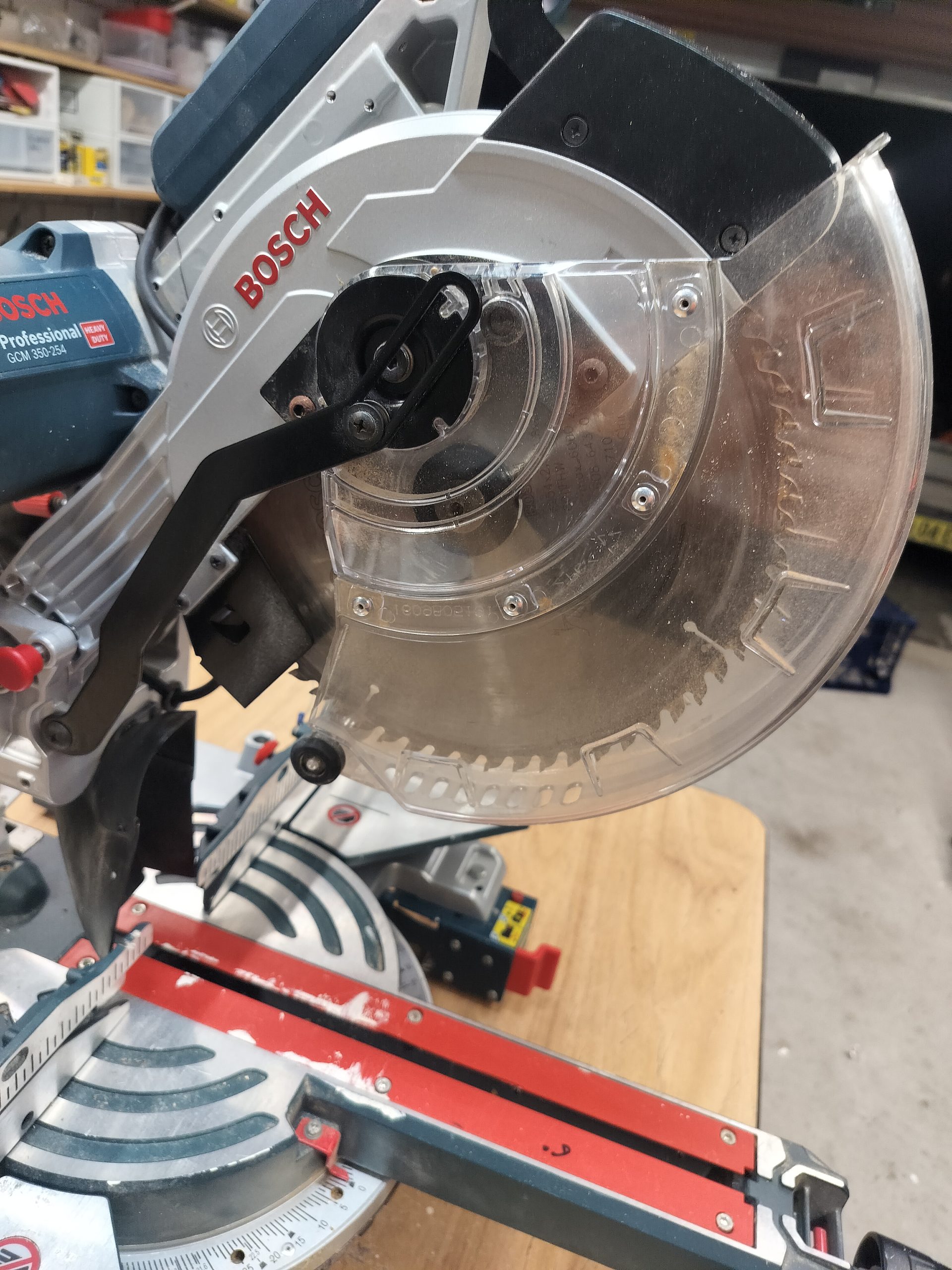 Bosch GCM 350-254 Professional 254mm 10" 1800w Double Bevel Sliding Mitre Saw + Saw Stand GTA3800
