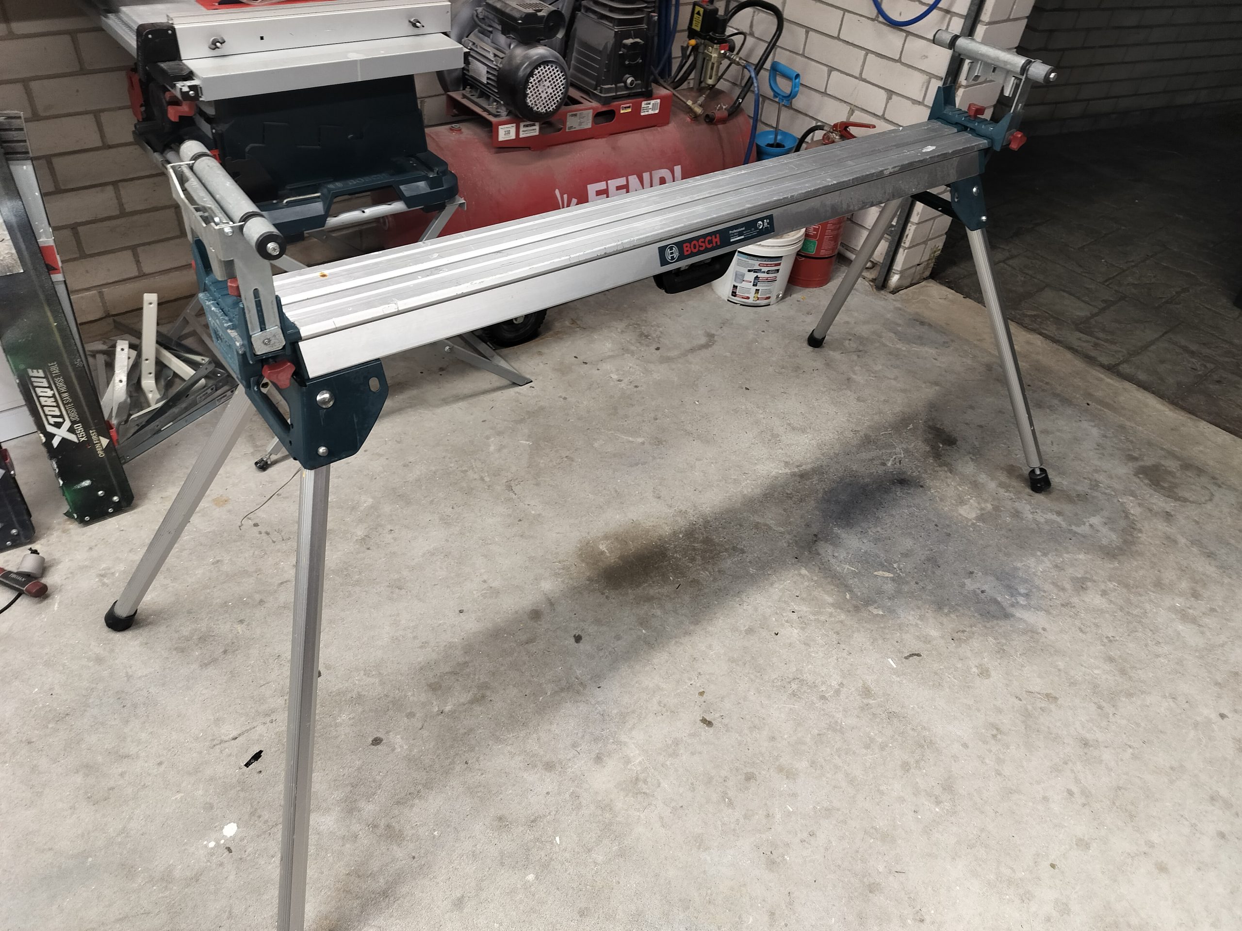 Bosch GCM 350-254 Professional 254mm 10" 1800w Double Bevel Sliding Mitre Saw + Saw Stand GTA3800 - Image 9