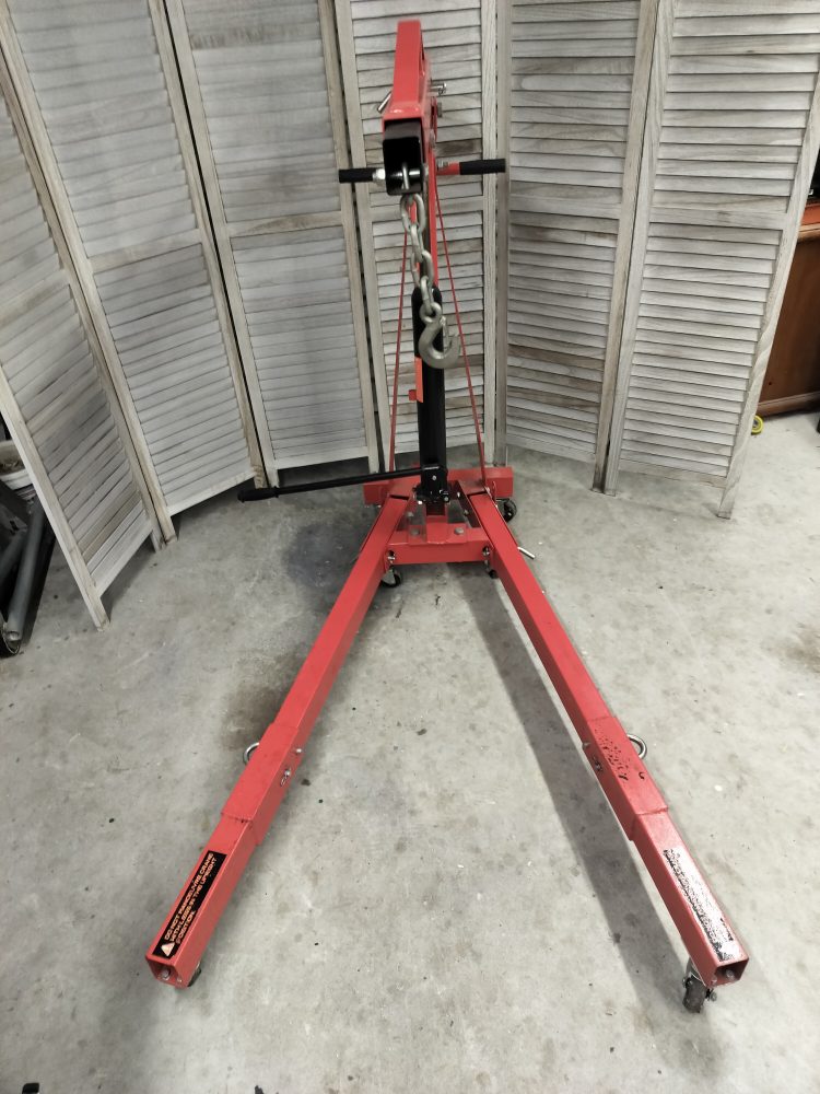 ToolPro 1000kg Folding Engine Crane - Image 6