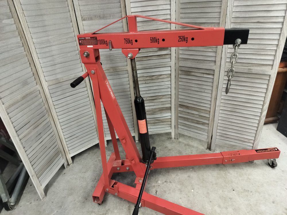 ToolPro 1000kg Folding Engine Crane - Image 4