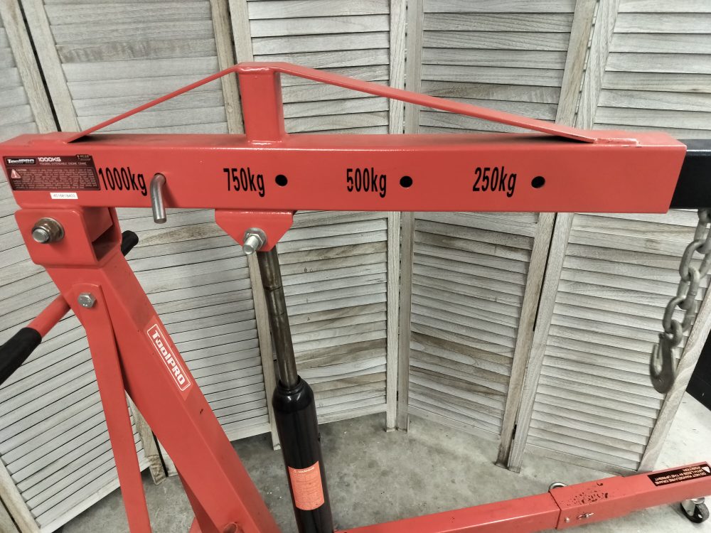 ToolPro 1000kg Folding Engine Crane - Image 3